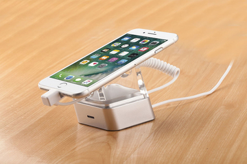 COMER acrylic display security charger display anti theft solutions for apple iphone stores