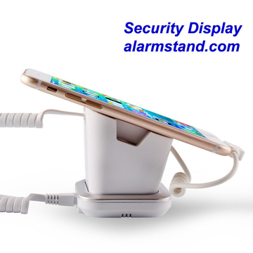 COMER cell phone stores display charging and alarm sensor stand for mobile phone digital shops