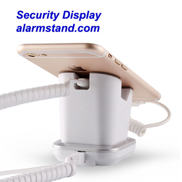 COMER table display cellphone security display charging and alarm sensor stand