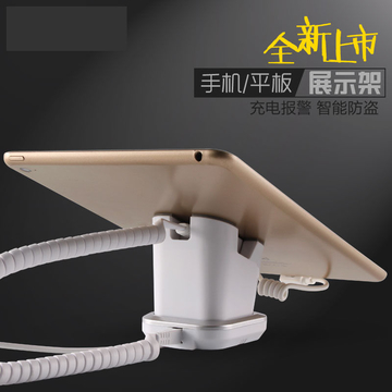 COMER anti-theft cable locking mobile phone shops display charging and alarm sensor stand