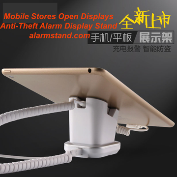 COMER anti-theft stores cell phone display charging and alarm sensor plastic stand