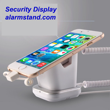 COMER anti-theft mobile phone display charging and alarm sensor stand