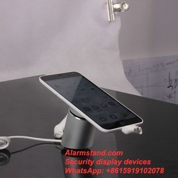 COMER anti-lost alarm Aluminum Cell Phone Holder Mobile Phone Stand Universal Desktop Charging Dock for iPhone Huawei/LG