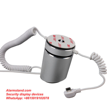 COMER security alarm anti-theft desktop display devices for gsm mobile telephone with alarm sensor and micro charge cord
