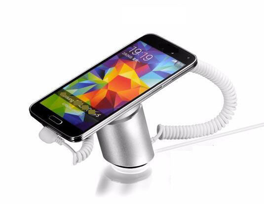 COMER universal cell phone security display anti-theft alarm Usage mobile phone table holder stand with charger