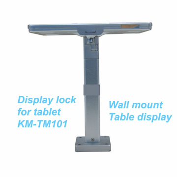 COMER wall mount anti-theft display rack for tablet ipad in shop, hotels, restaurant