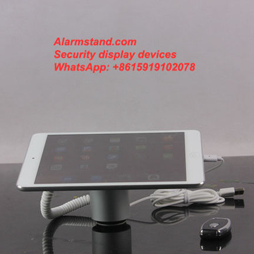 COMER Hot sales anti-theft alarm mobile phone display security stand with alarm sensor cord