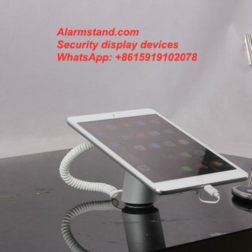 COMER Mobile phone display stand security alarm system tablet security stand with alarm sensor cord