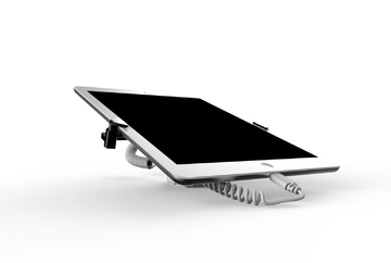 COMER display stands alarm metal gripper clip lock devices for tablet floor display holders
