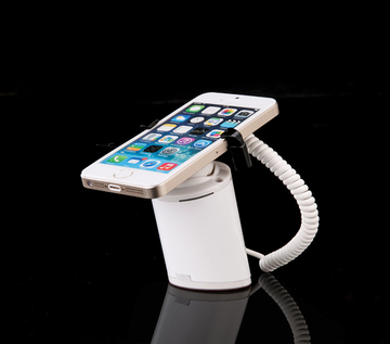 COMER desktop display mobile phone charging and alarm sensor stands with charger cord and clip lock